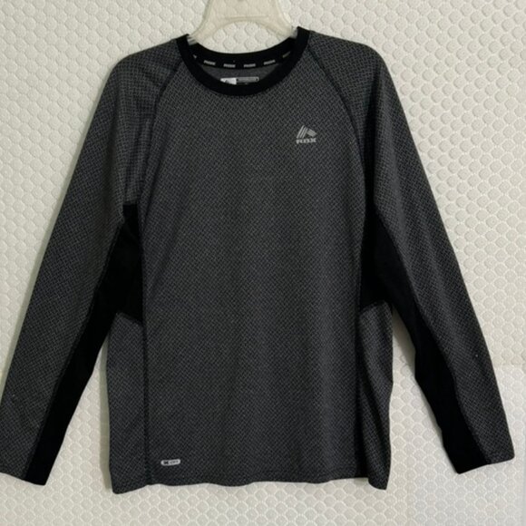 RBX Performance Dri-Fit Long Sleeve Black/Gray Pullover Top Size M VG - Picture 2 of 6